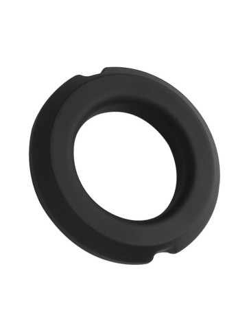Silicone Steel Fusion Ring Overdrive Large Black