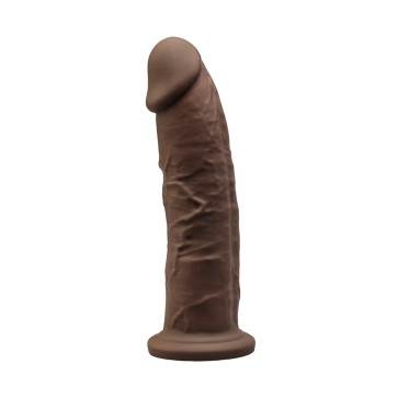 SILEXD Premium Silicone Dildo Model 2 7'5", 19,2 cm, brown
