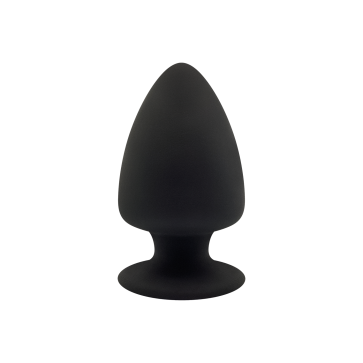 SILEXD Premium Silicone Plug Model 1 S 3'5" Black, 9 cm