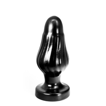 Hung System Toys Plug Corny, PVC, Black, 23 cm (9 in), Ø 8,9 cm (3,5 in)