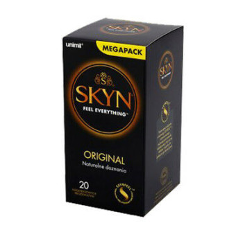 Manix Skyn Original Natural Feeling Condoms, Latex Free & Vegan, 18 cm (7,1 in), 20 pcs