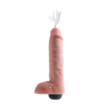 King Cock Squirting Dildo Alex, PVC, Flesh, 28 cm (11 in), Ø 6,3 cm (2,5 in)