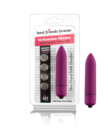 SI  BFF Bullet with Vibration, Waterproof, 6,35 cm (2,5 in), Purple