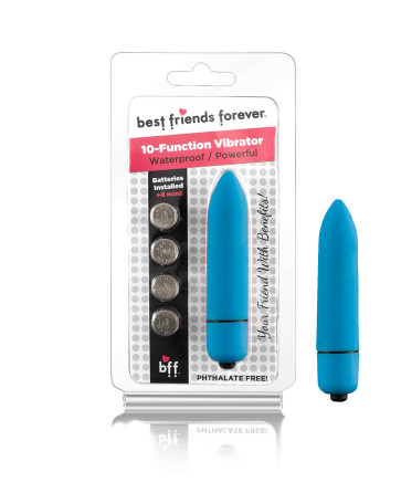 SI  BFF Bullet with Vibration, Waterproof, 8 cm (3,2 in), Blue