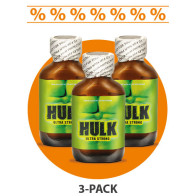 HULK Ultra Strong Poppers big - 24 ml | 3er-Mix-Box "Cleverpack" minus 10%