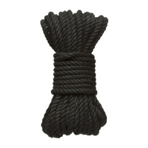 Doc Johnson Kink Bind & Tie Bondage Rope 9M, black