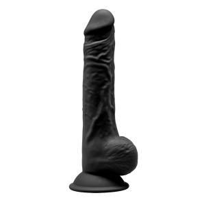 SILEXD Premium Silicone Dildo Model 9'5", 24 cm, black