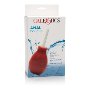 CalExotics Water Systems Anal Douche, ABS Plastic, Red, 6,25 cm (2,5 in), Ø 0,75 cm (0,25 in) 