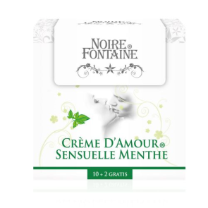 Noire Fontaine Crème D’Amour, Sensuelle Menthe, Intimate Massage Cream, 12 x 5 ml (0,17 fl.oz.)
