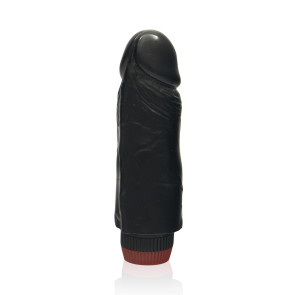 SI IGNITE Cock Dong with Vibration, Vinyl, Black, 15 cm (6 in), Ø 4,4 cm (1,7 in)