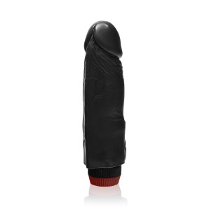 SI IGNITE Cock Dong with Vibration, Vinyl, Black, 18 cm (7 in), Ø 4,4 cm (1,7 in)