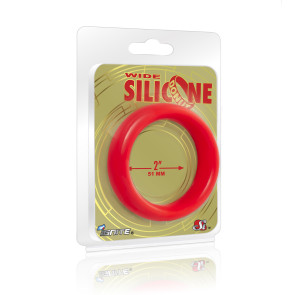 SI IGNITE Wide Silicone Donut 5,1 cm (2 in), Red