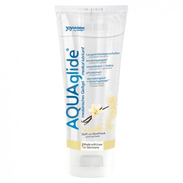 JoyDivision AQUAglide Medical Lubricant, Waterbased, Vanilla, 100 ml (3,4 fl.oz.)